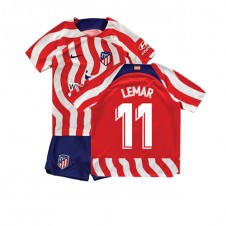 Atletico Madrid Thomas Lemar #11 Hemmaställ Barn 2022-23 Korta ärmar (+ Korta byxor)
